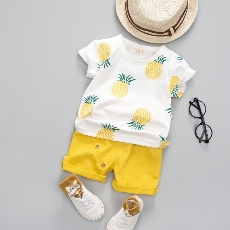 Summer Short-sleeved Suit Kids T-shirt