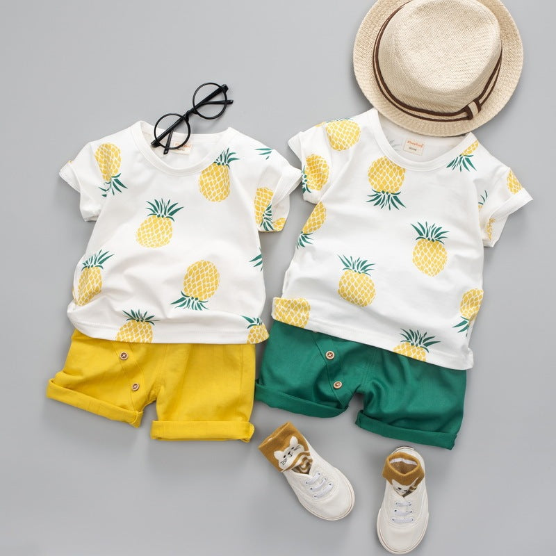 Summer Short-sleeved Suit Kids T-shirt