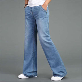 Men's Loose Straight-leg Wide-leg Flared Jeans