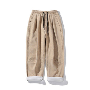 LAPPSTER Men Wide Leg Harem Joggers Pants