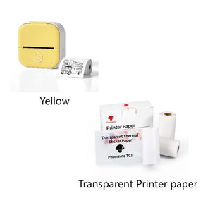 Portable Mini Thermal Label Printer Home Photo Printer