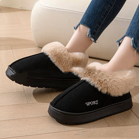 Cozy Plush Soft Unisex Slippers Shoes With Faux Fur outdoors & Indoor Wear