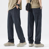 Loose Straight Drooping Denim Wide-leg Pants Men