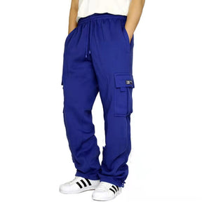 "Stylish Men’s Jogger Sweatpants with Stretch Waist and Drawstring"