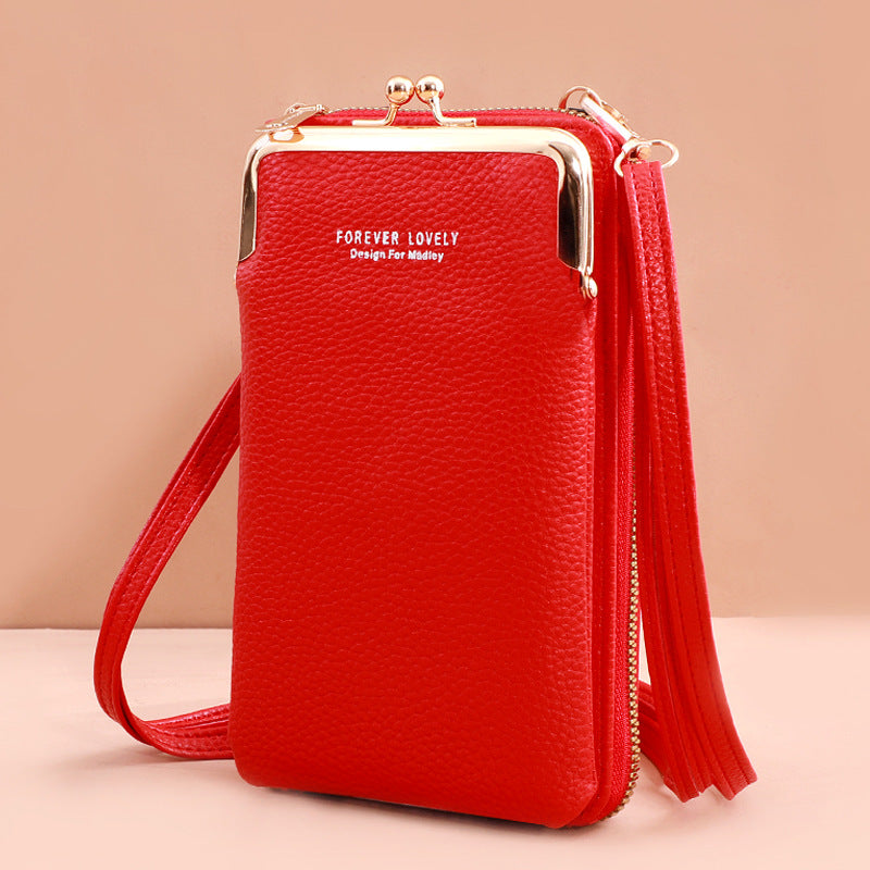 Mobile Phone Bag With Lock | Korean Style