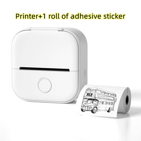 Portable Mini Thermal Label Printer Home Photo Printer