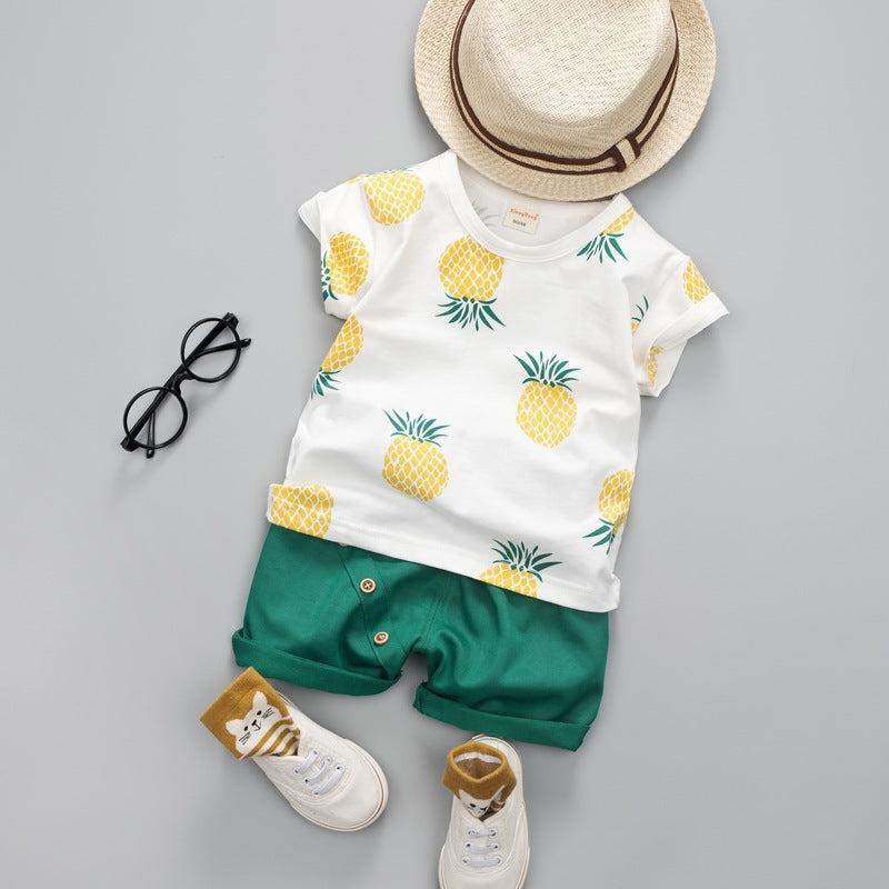 Summer Short-sleeved Suit Kids T-shirt