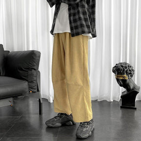 LAPPSTER Men Wide Leg Harem Joggers Pants