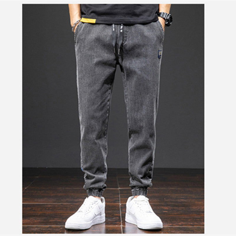 Mens Fashion Casual Loose Stretch Jeans