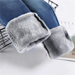 Thermal Jeans Winter Snow Warm Plush